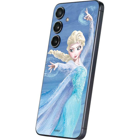 Disney Frozen Elsa Icy Powers Art Galaxy A16 5G Skin