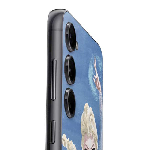Disney Frozen Elsa Icy Powers Art Galaxy A16 5G Skin