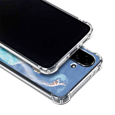 Disney Frozen Elsa Icy Powers Art Galaxy A36 5G Clear Case
