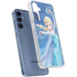Disney Frozen Elsa Icy Powers Art Galaxy A55 5G Clear Case