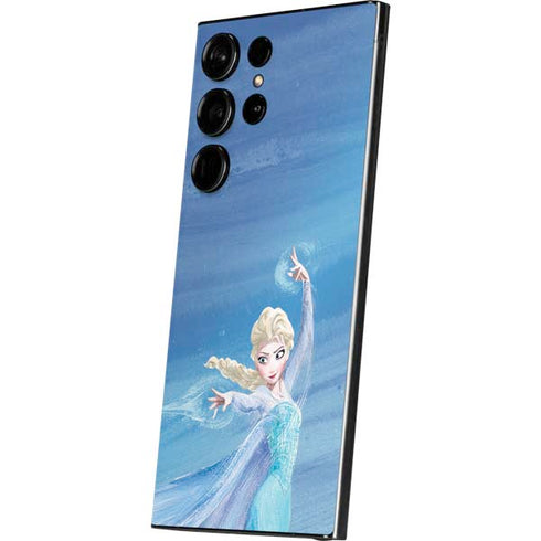 Disney Frozen Elsa Icy Powers Art Galaxy S24 Ultra Skin