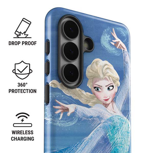 Disney Frozen Elsa Icy Powers Art Galaxy S26 Impact Case