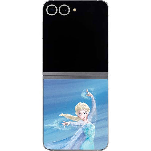 Disney Frozen Elsa Icy Powers Art Galaxy Z Flip6 Skin
