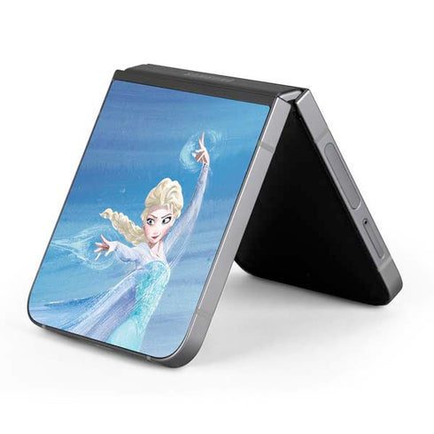 Disney Frozen Elsa Icy Powers Art Galaxy Z Flip6 Skin