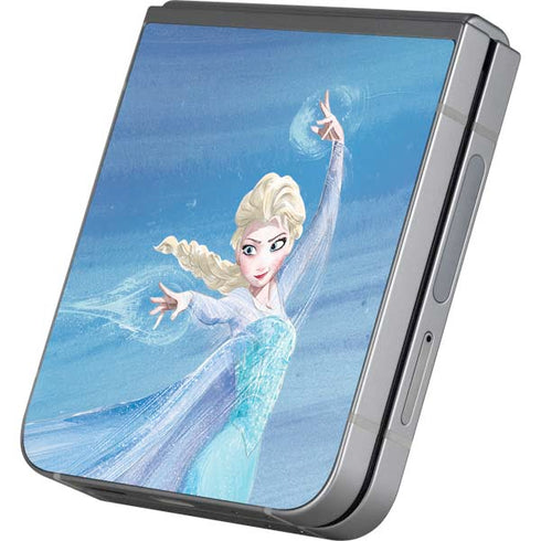 Disney Frozen Elsa Icy Powers Art Galaxy Z Flip6 Skin