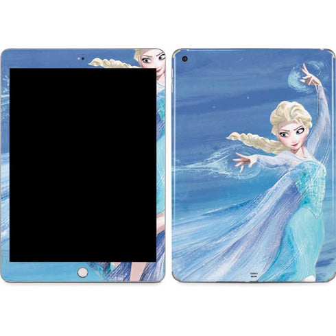 Disney Frozen Elsa Icy Powers Art Apple iPad Skin