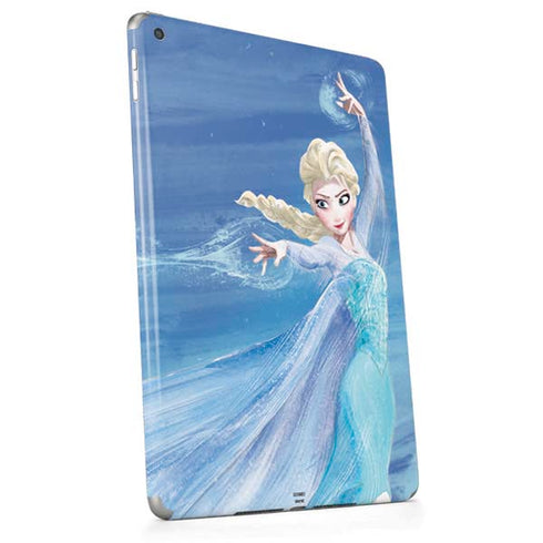 Disney Frozen Elsa Icy Powers Art Apple iPad Skin