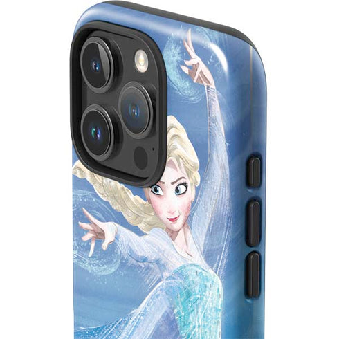 Disney Frozen Elsa Icy Powers Art iPhone 16 Pro Max Impact Case