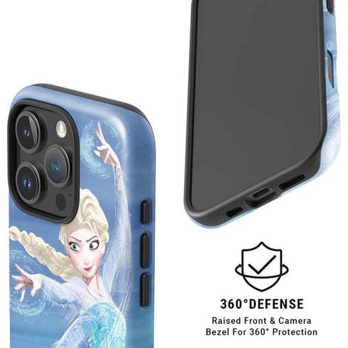 Disney Frozen Elsa Icy Powers Art iPhone 16 Pro Max Magsafe Impact Case
