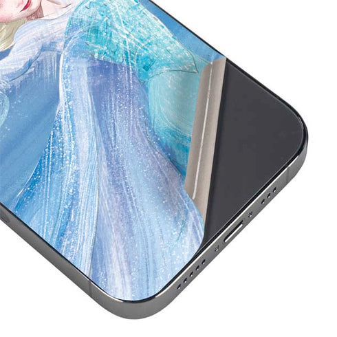 Disney Frozen Elsa Icy Powers Art iPhone 16 Pro Max Skin