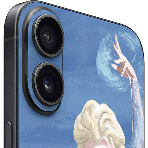 Disney Frozen Elsa Icy Powers Art iPhone 16 Skin