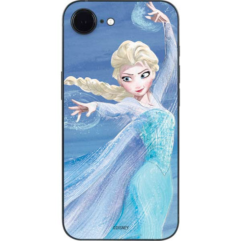 Disney Frozen Elsa Icy Powers Art iPhone 16e Skin
