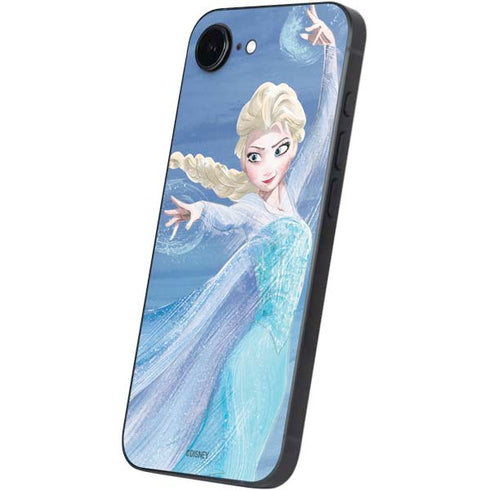 Disney Frozen Elsa Icy Powers Art iPhone 16e Skin