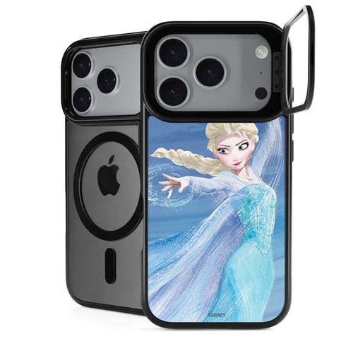 Disney Frozen Elsa Icy Powers Art iPhone 18 Pro Kickstand Case