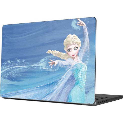 Disney Frozen Elsa Icy Powers Art Apple MacBook Pro 14-inch Skin
