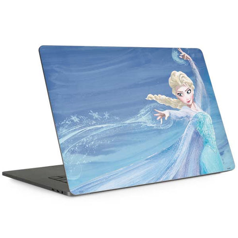 Disney Frozen Elsa Icy Powers Art MacBook Skins