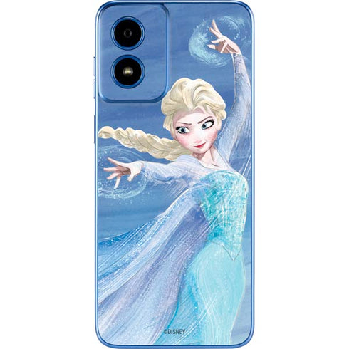 Disney Frozen Elsa Icy Powers Art Moto G Play 4G (2024) Skin
