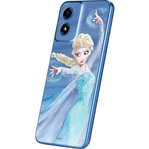 Disney Frozen Elsa Icy Powers Art Moto G Play 4G (2024) Skin