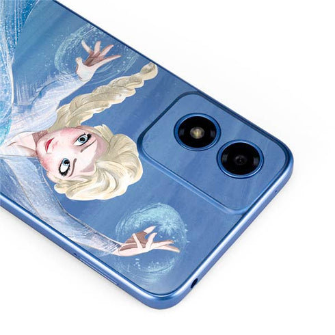 Disney Frozen Elsa Icy Powers Art Moto G Play 4G (2024) Skin