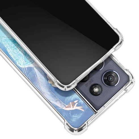 Disney Frozen Elsa Icy Powers Art Moto G Stylus 5G (2025) Clear Case