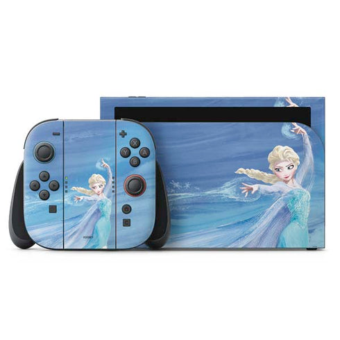 Disney Frozen Elsa Icy Powers Art Nintendo Skins