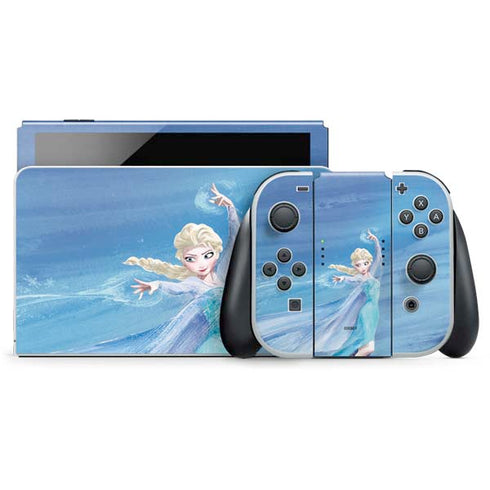 Disney Frozen Elsa Icy Powers Art Nintendo Skins