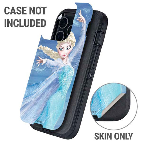 Disney Frozen Elsa Icy Powers Art Otterbox Defender iPhone Skin