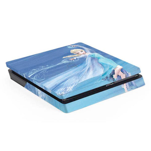 Disney Frozen Elsa Icy Powers Art PS4 Slim Skin