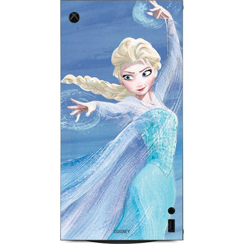 Disney Frozen Elsa Icy Powers Art XBox Series X Digital Edition Console Skin
