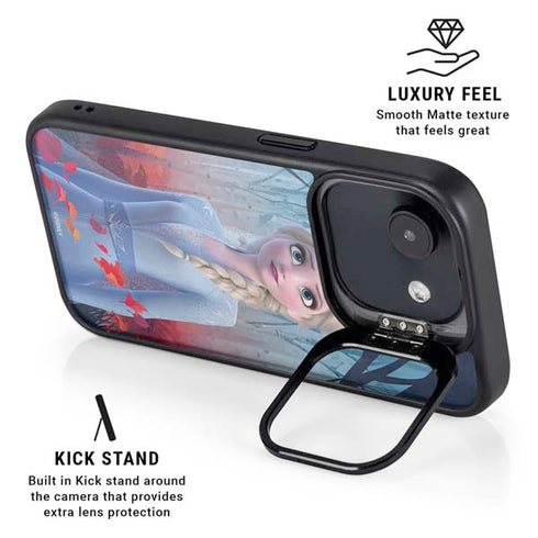 Disney Frozen II Elsa iPhone 16e Kickstand Case