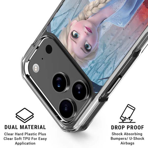 Disney Frozen II Elsa iPhone 17 Pro Clear Case