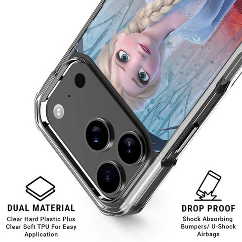 Disney Frozen II Elsa iPhone 17 Pro Max Clear Case