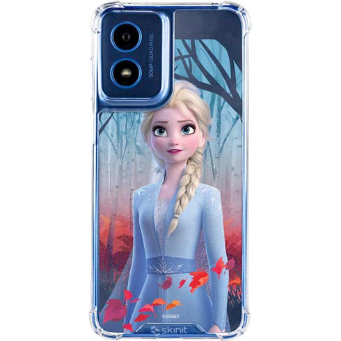 Disney Frozen II Elsa Moto G 5G (2024) Clear Case