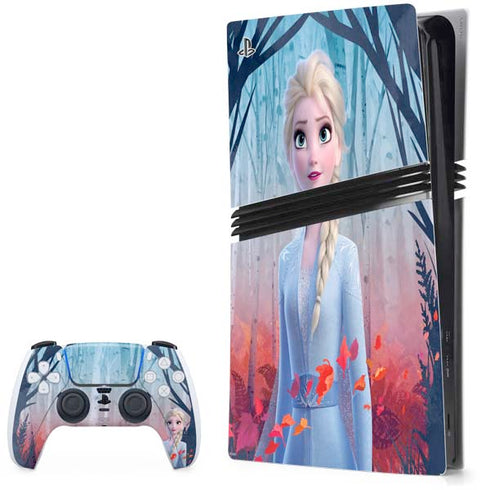 Disney Frozen II Elsa PS5 Pro Bundle Skin