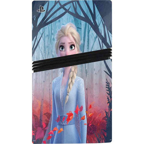 Disney Frozen II Elsa PS5 Pro Console Skin