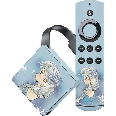 Disney Frozen Elsa Side Portrait Art Amazon Fire TV Skin