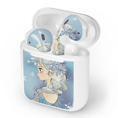 Disney Frozen Elsa Side Portrait Art Apple AirPods Skin