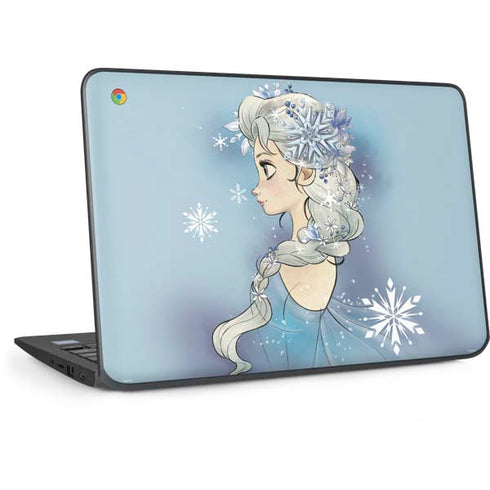 Disney Frozen Elsa Side Portrait Art HP Chromebook Skin