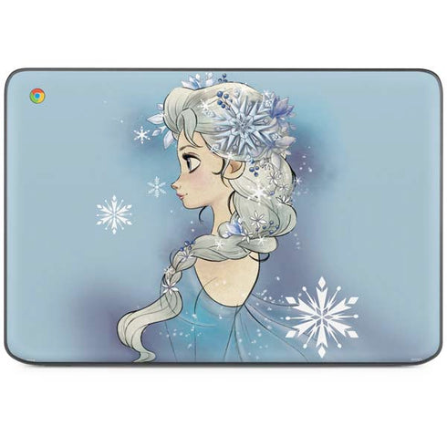 Disney Frozen Elsa Side Portrait Art HP Chromebook Skin