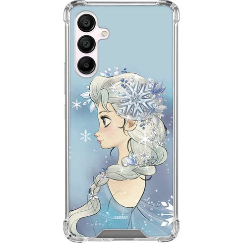 Disney Frozen Elsa Side Portrait Art Galaxy A16 5G Clear Case