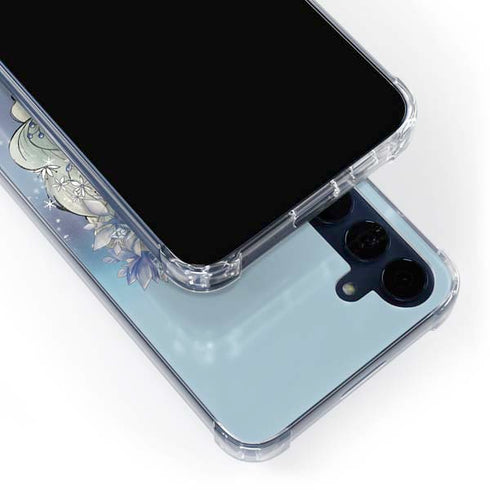 Disney Frozen Elsa Side Portrait Art Galaxy A55 5G Clear Case