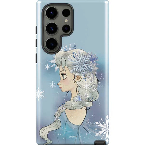 Disney Frozen Elsa Side Portrait Art Galaxy S23 Ultra Pro Case