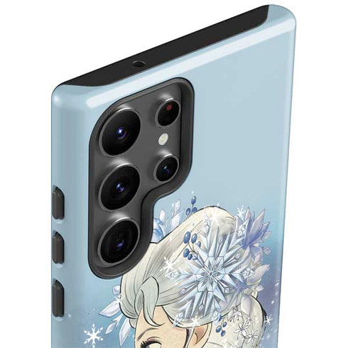 Disney Frozen Elsa Side Portrait Art Galaxy S23 Ultra Pro Case