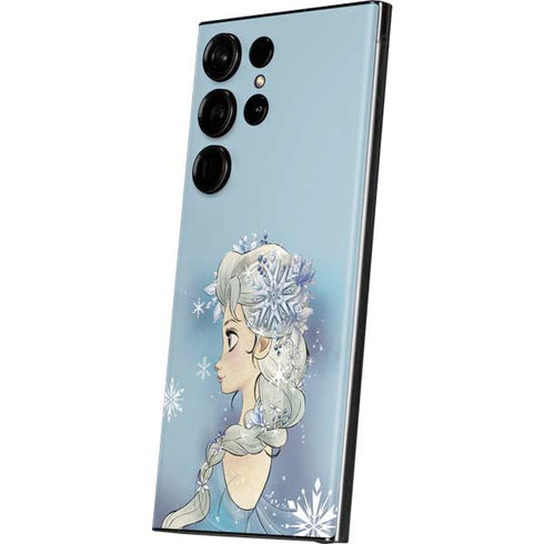 Disney Frozen Elsa Side Portrait Art Galaxy Skins