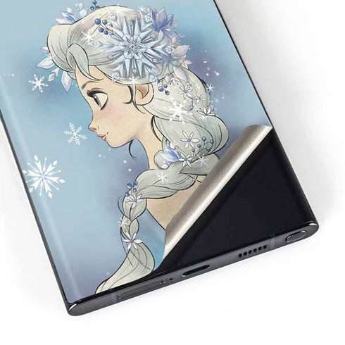 Disney Frozen Elsa Side Portrait Art Galaxy Skins