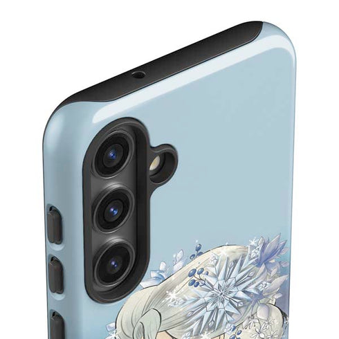 Disney Frozen Elsa Side Portrait Art Galaxy S25 Impact Case
