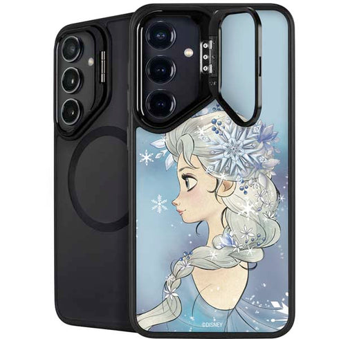 Disney Frozen Elsa Side Portrait Art Galaxy S24 Plus Kickstand Case