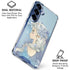 Disney Frozen Elsa Side Portrait Art Galaxy S25 Plus Clear Case