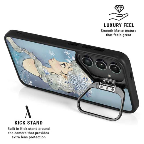 Disney Frozen Elsa Side Portrait Art Galaxy S26 Kickstand Case