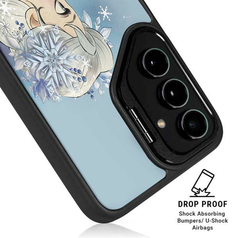 Disney Frozen Elsa Side Portrait Art Galaxy S26 Plus Kickstand Case
